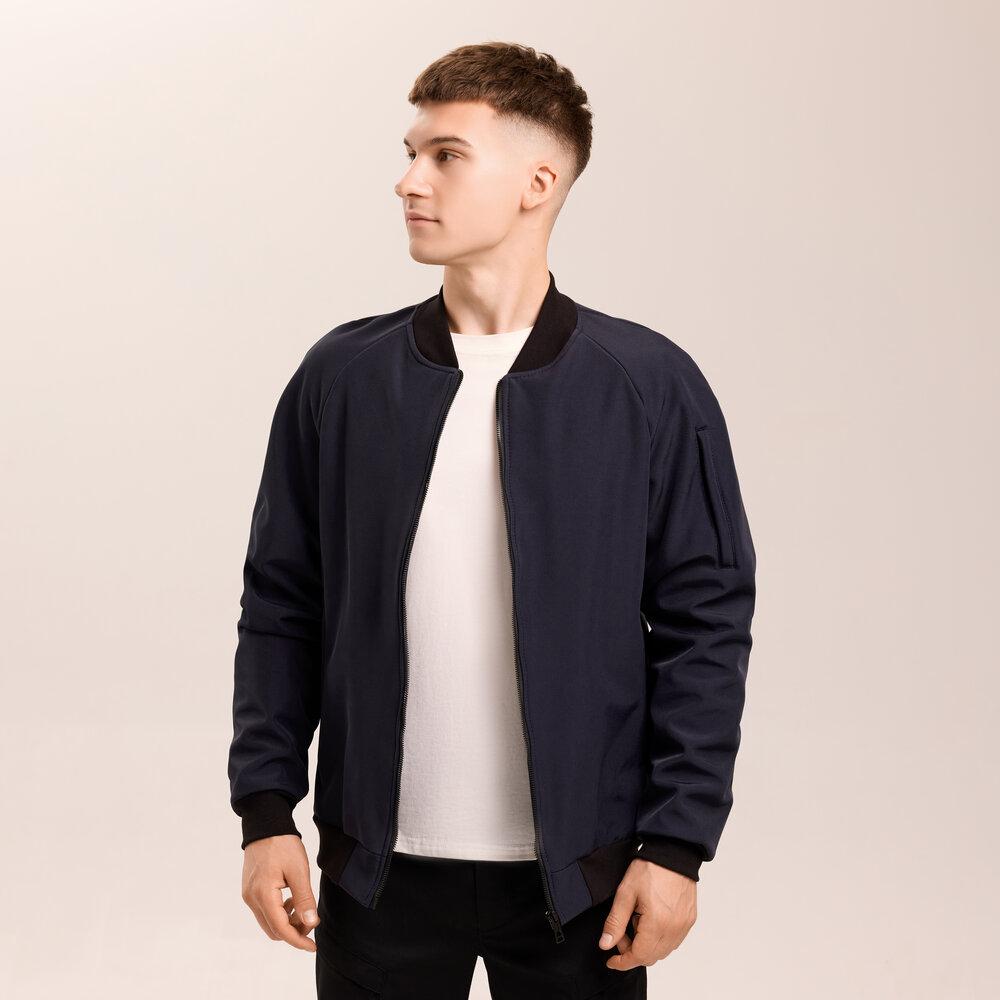 Бомбер Thunder темно-синій